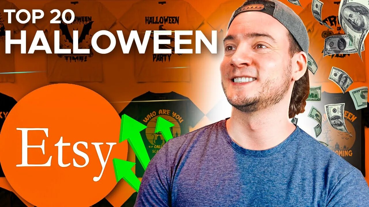 These are the TOP 20 BEST-SELLING Halloween Shirts on Etsy (sell these!)