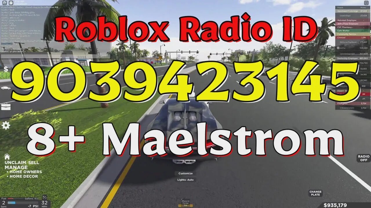 Maelstrom Roblox Radio Codes/IDs