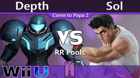Depth (Samus) vs. Noble|Sol (Little Mac) - Wii U RR Pools - CTP2