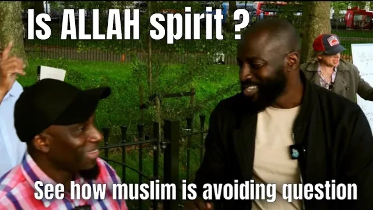 Is allah a spirit ? Paper boy asked muslim