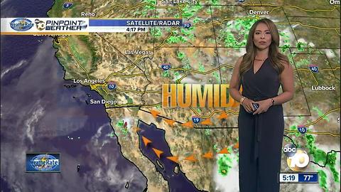 10News Pinpoint Weather with Meteorologist Angelica Campos