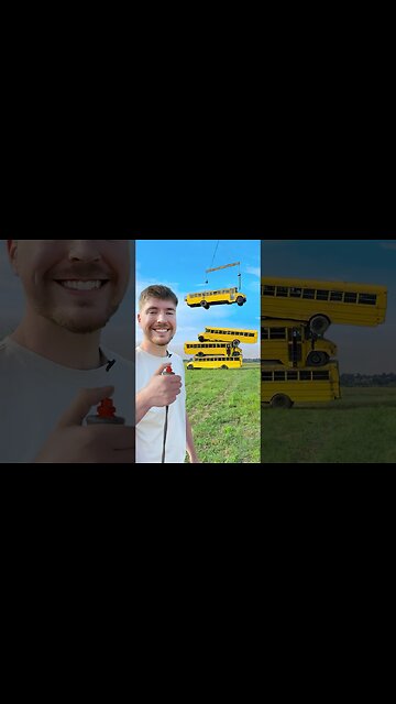 How Many School Buses Can We Stack?