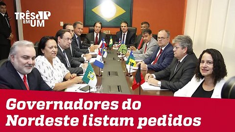 Governadores do Nordeste listam pedidos e querem reunião com Sergio Moro