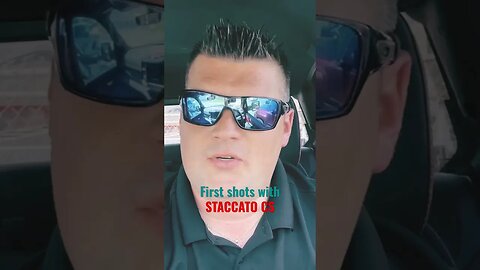 Go check out my video on the First shots of the STACCATO CS. Recoil is very pleasant! #shorts #viral