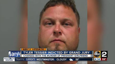 Tyler Tessier indicted by a grand jury in the murder of his pregnant girlfriend