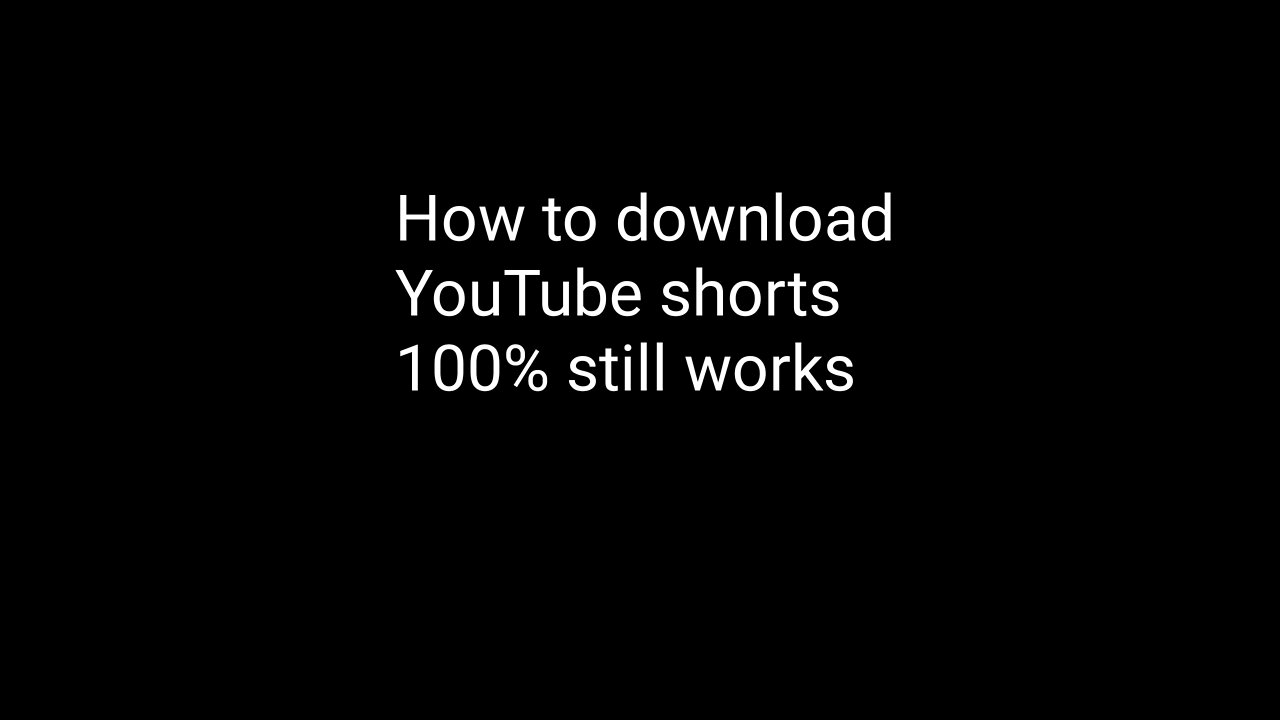 How to download YouTube shorts for free