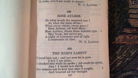 Rose Aylmer - W. S. Landor