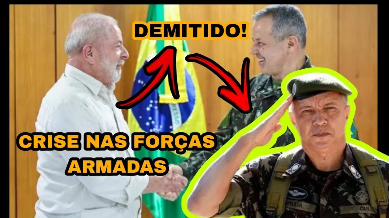 LULA DEMITE COMANDANTE DO EXÉRCITO!