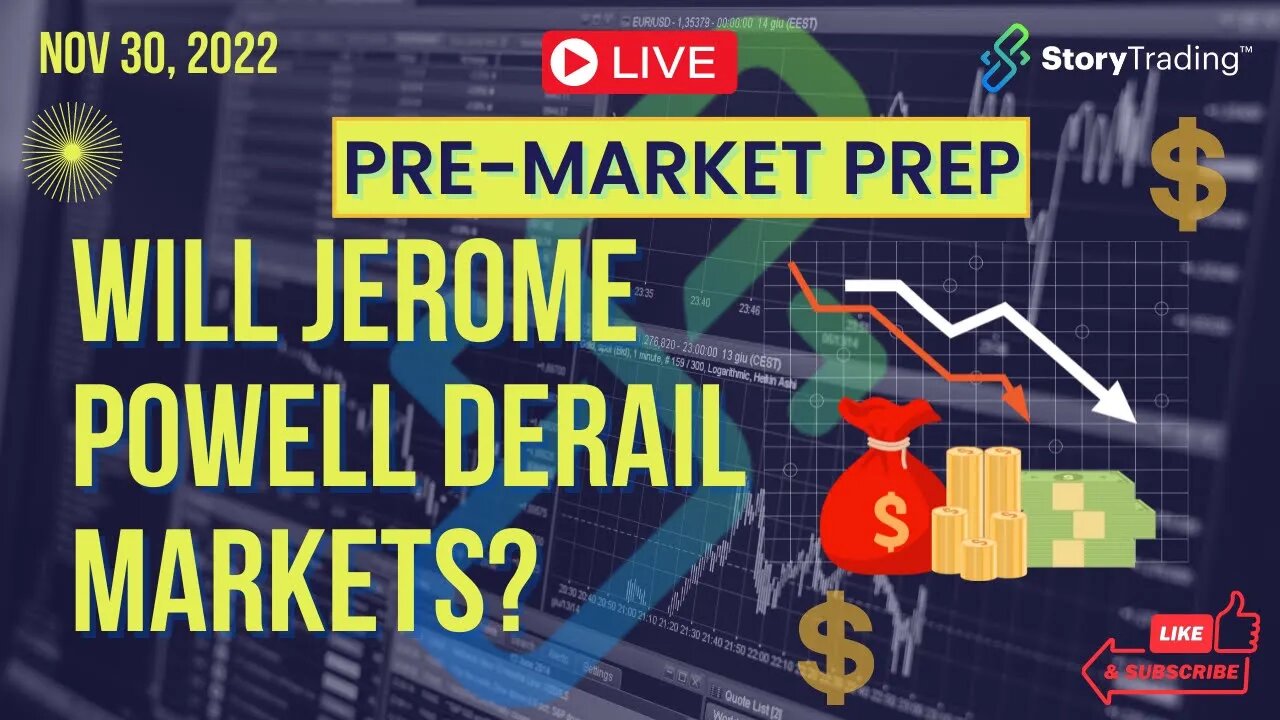 11/30/22 Pre Market Prep: Will Jerome Powell Derail Markets?