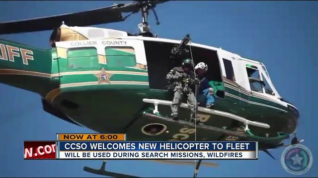 Collier Sheriff debuts new rescue helicopter