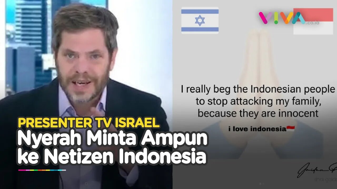 Ciut Diserang Warganet +62 Usai Bilang Teroris, Presenter TV Israel Minta Maaf