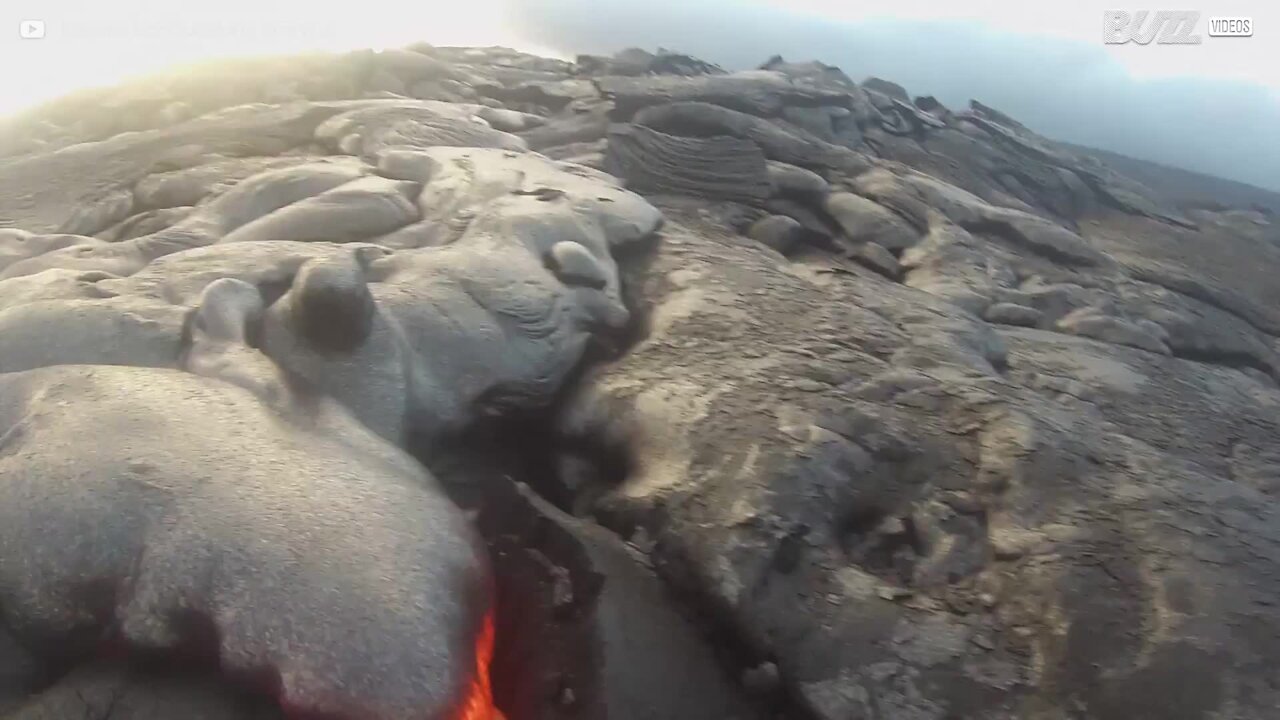 Cette GoPro survit à la lave du volcan Kilauea