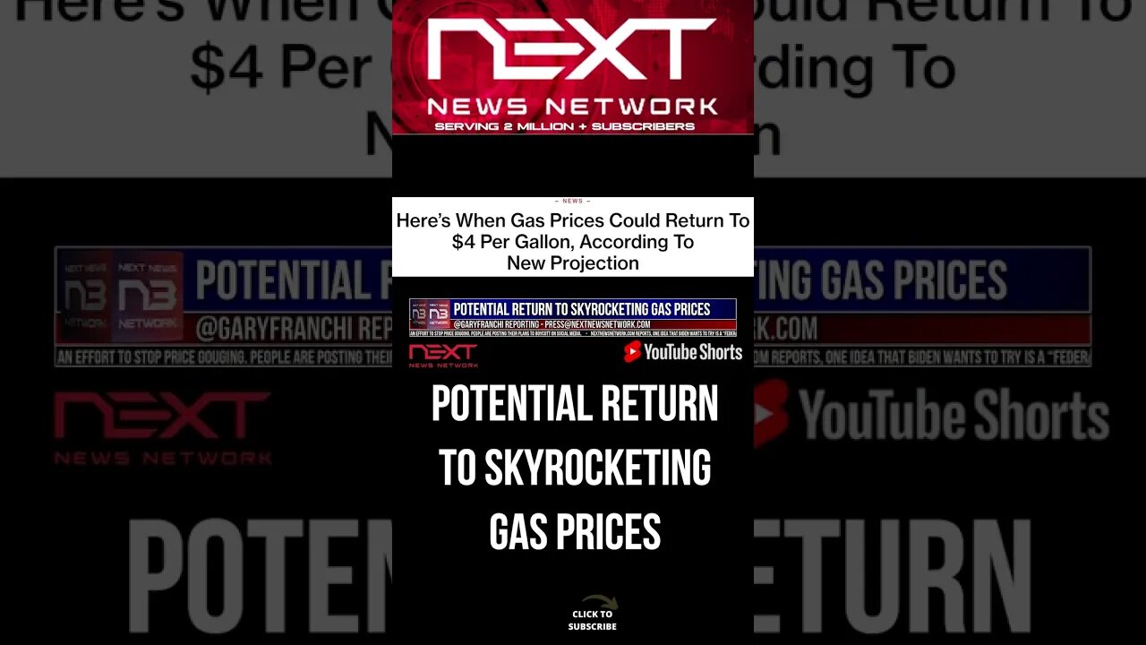 POTENTIAL Return To Skyrocketing Gas Prices #shorts