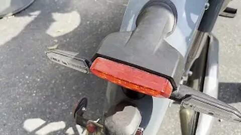 Honda Super Cub break light stuck on, easy fix no tools required