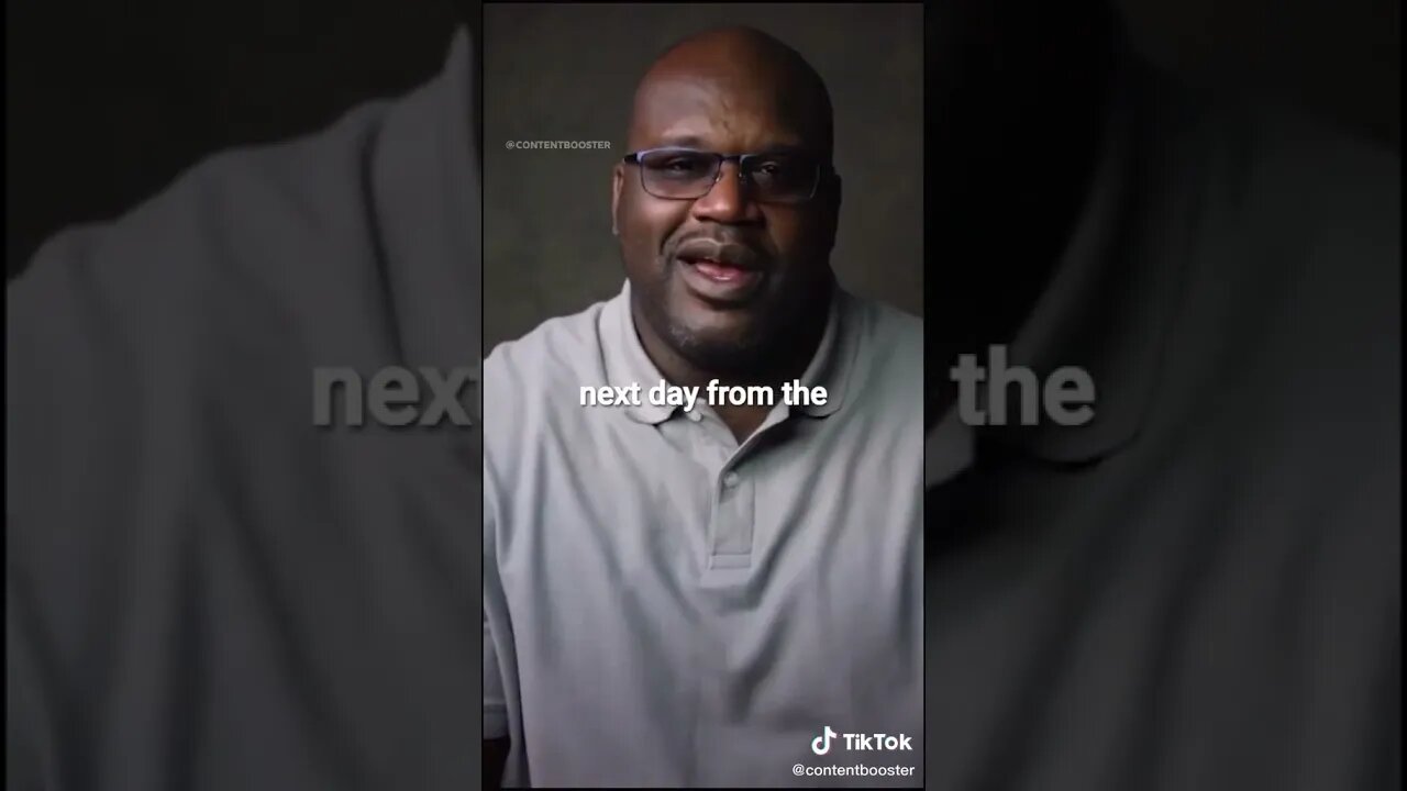 Shaq Spent $1M In 30 Minutes tiktok business driven