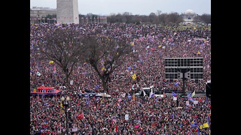 Stop the Steal Rally DC 1/6/2021 Crowd Size MSM Doesn't Want You To See