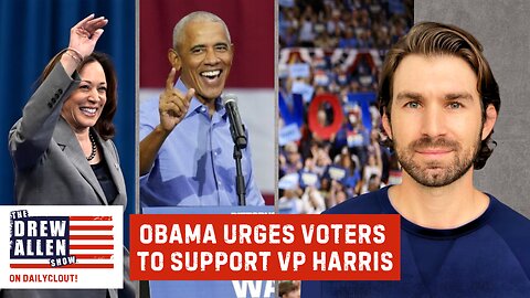 "'Desperate' Former President Obama Urges Black Voters to Support VP Kamala Harris"