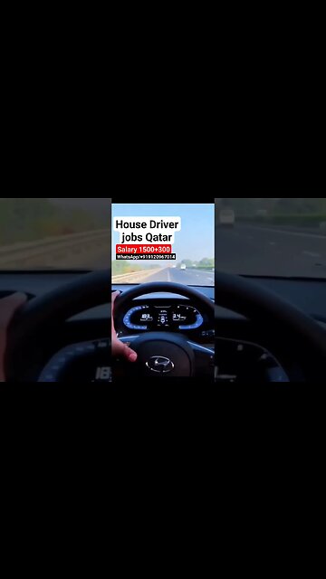 Qatar me house driver jobs salary 1800 #shorts #qatar
