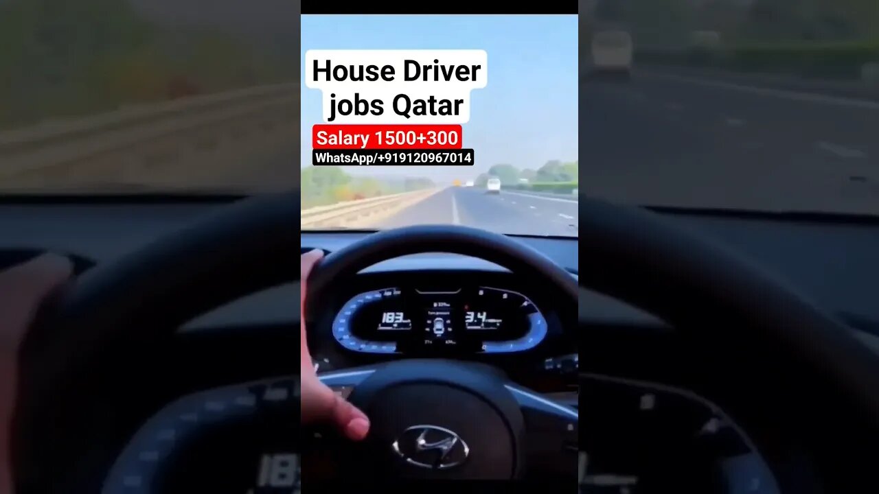 Qatar me house driver jobs salary 1800 #shorts #qatar