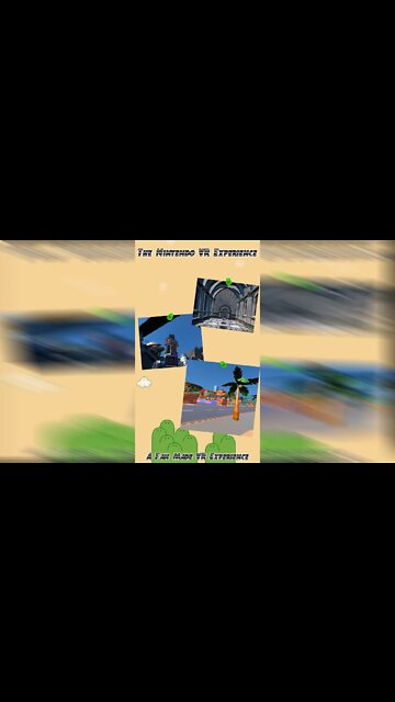 I Built A Nintendo VR Experience #shorts #mario #zelda #splatoon2 #nintendo #vr
