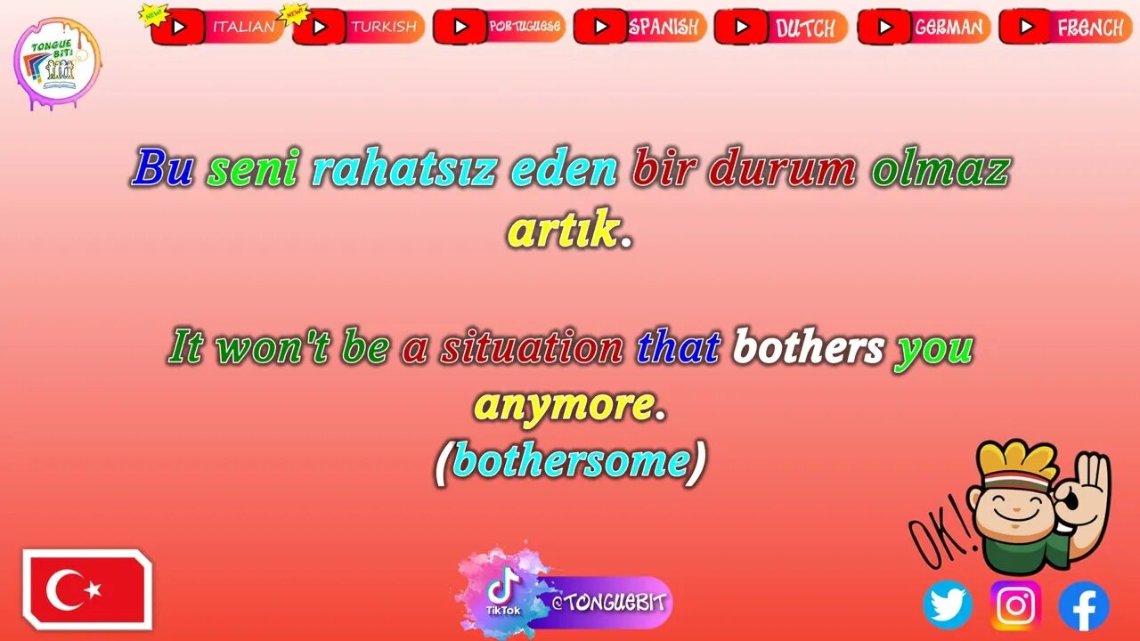 New Turkish Sentences! \\ Week: 7 Video: 2 // Learn Turkish with Tongue Bit!