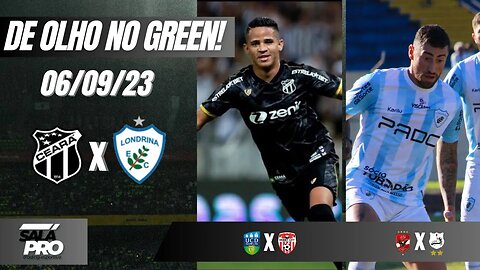 🟢APOSTAS DE FUTEBOL PARA O DIA 06 09 Tips De Olho No Green ⚽