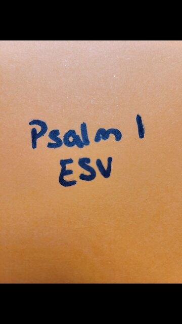 Psalm 1 - ESV Audio only