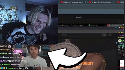 xQc Reacts To Streamer Having An INSANE Accident On Stream..