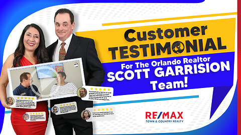 Customer REVIEWS Top Orlando Realtor Scott Garrison Team | Review Video # 38