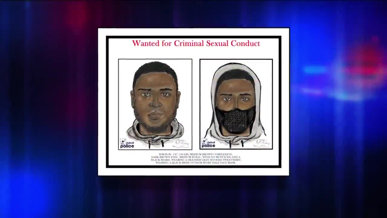 Police: Man wanted for multiple criminal sexual assault incidents in Detroit