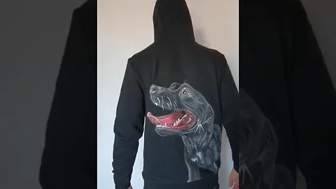 Handdraw Hoodie dog