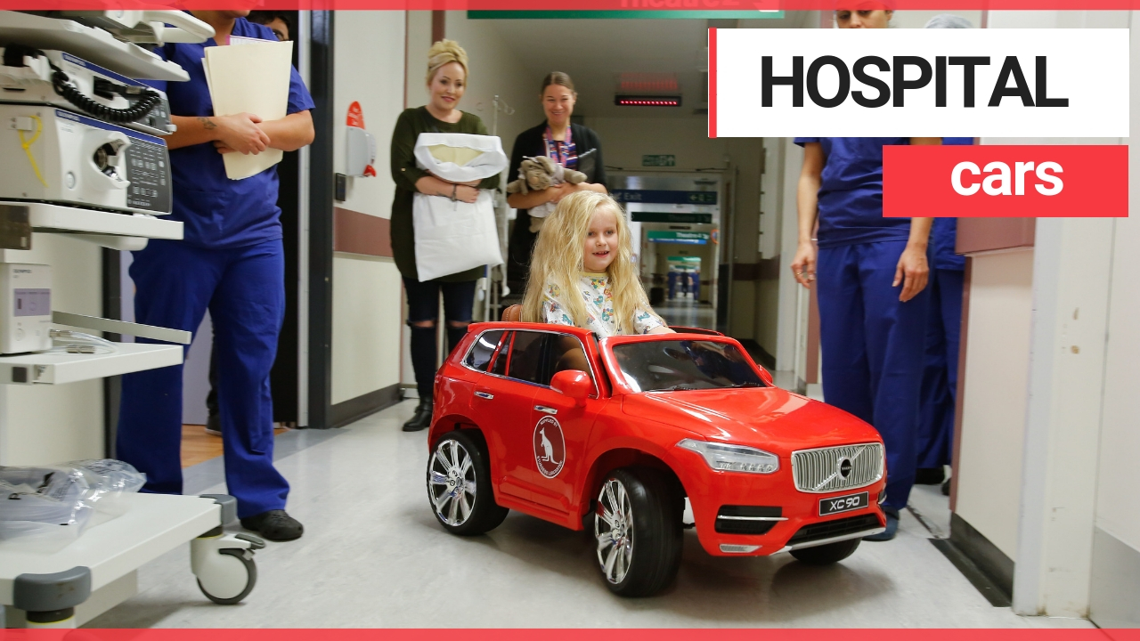 Hospital provides children with cars on the ward