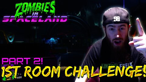 ZOMBIES IN SPACELAND FIRST ROOM CHALLENGE PART 2!! - Wrath of Angry Mike! (IW Zombies Challenges)