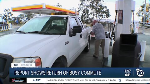 Rebound San Diego: Report shows return of busy commute