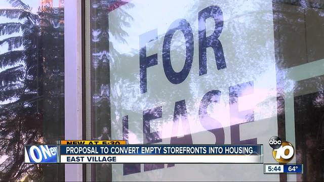 Proposal to fill vacant stores, create housing