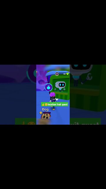 pk xd location fruit quest #shorts #game #pkxd