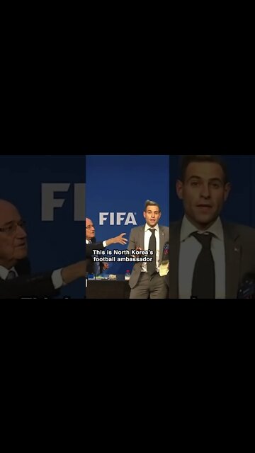 He pays fifa so they can take the world cup to north korea