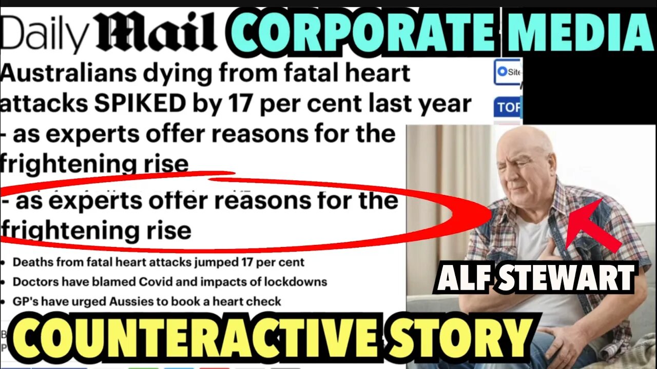 MSM COUNTERACTIVE STORY | To Justify Australia’s Excess Heart Attacks