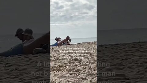 A Little Girl Was Putting Her Bikini On And This Man Video By Ur fav evans #Shorts
