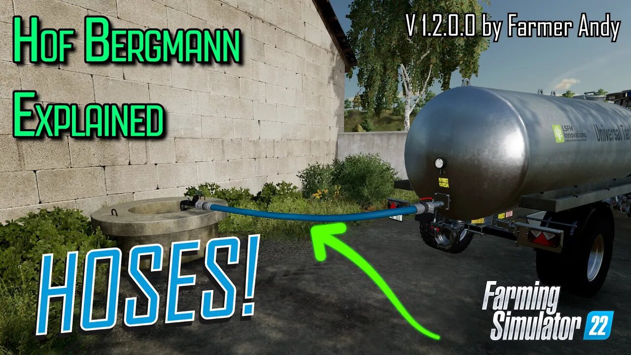 ❓ FS22 Hof Bergmann Explained ❓ Hoses