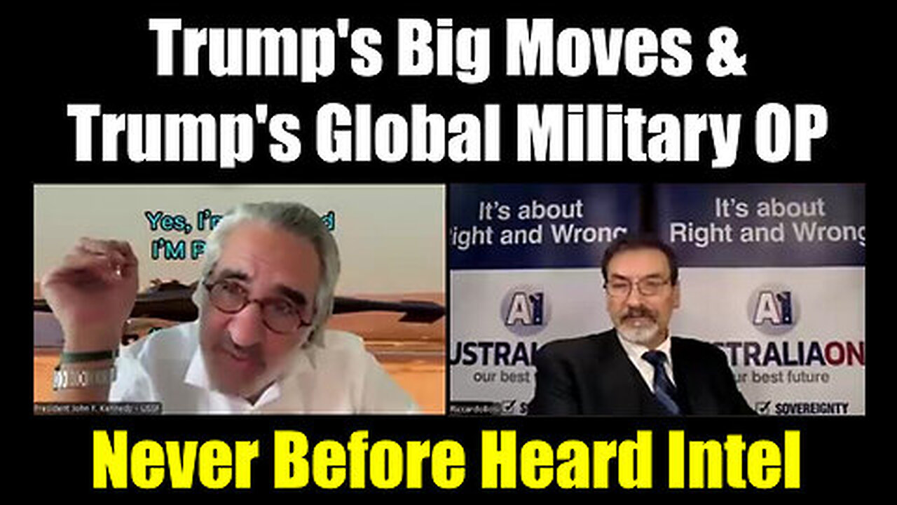 Pascal Najadi & Riccardo Bosi - Trump's BIG Moves & Trump's Global Military OP