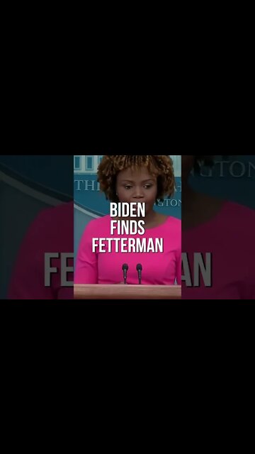 Jean-Pierre, Reporter Asks About Concerns About Fetterman's Health