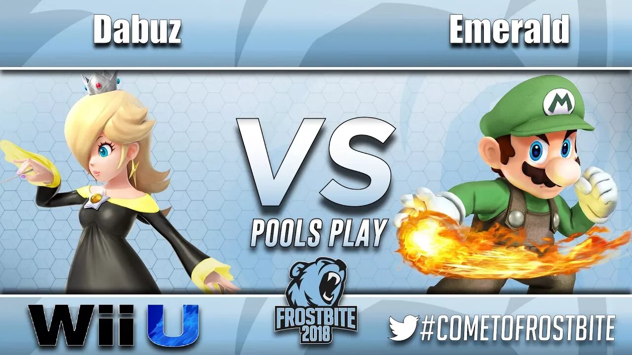 Dabuz (Rosalina and Luma) vs. Emerald (Mario) - Wii U Pools Play - Frostbite 2018