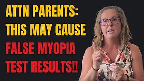 WATCH THIS Before Your Child's Next Myopia Eye Exam!