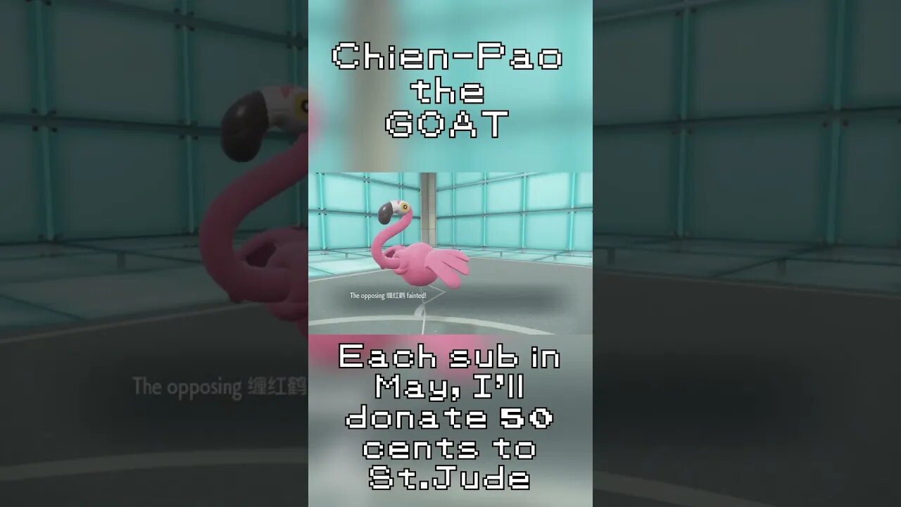 Chien-Pao with a COMEBACK #pokemon #trending #gaming #viral #funny #shorts #nintendo #stjude