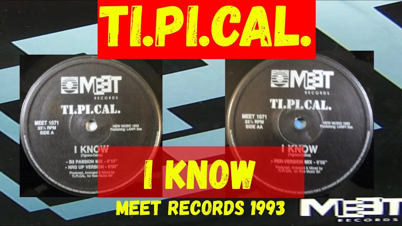 (Techno,House) Ti.Pi.Cal. – I Know