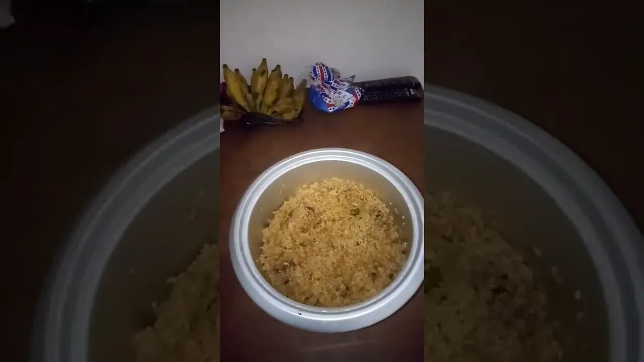 Biryani made using a rice cooker