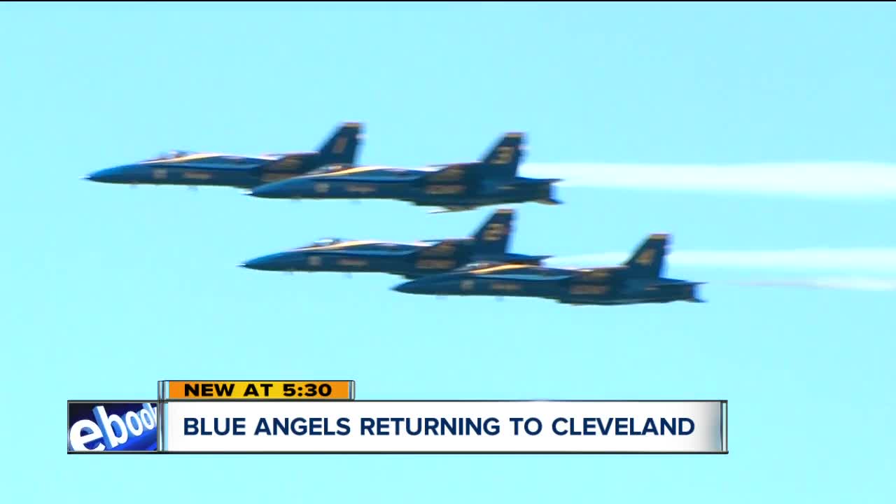 Blue Angels return to the Cleveland skies for the Cleveland National Air Show