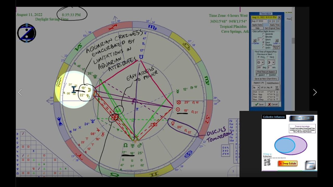 Full Moon, Grand Cross, Grand Trine, T-Sq!! Two Week Special CIRF 8/11 - 8/24