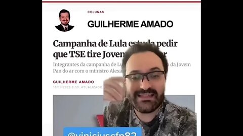 ABSURDO! Campanha de Lula quer tirar a Jovem Pan do ar.